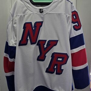 Mika Zibanejad Authentic Rangers Stadium Series Jersey